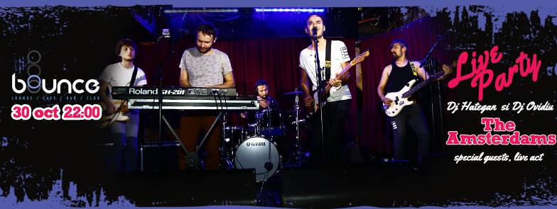 The Amsterdams concerteaza in Club Bounce in data de 30 octombrie